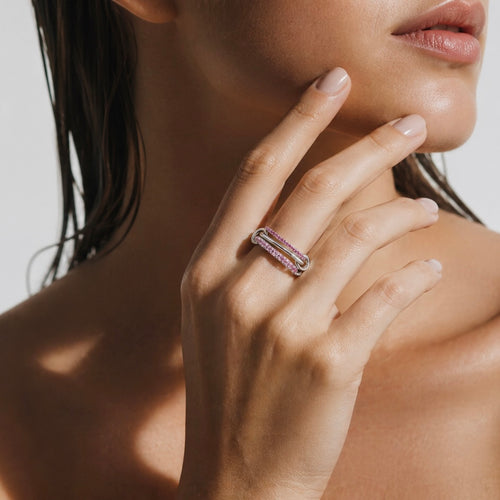 Bague STACK Rose